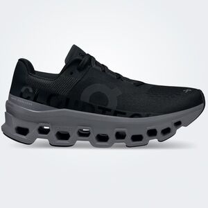 On Cloud Women's Cloudmonster Sneaker, Black, Size 10.